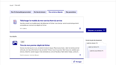 Exemple de wireframe produit pas la Fabrique à Projets