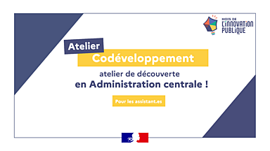 Atelier en Codéveloppement « découverte » en Administration Centrale pour les Assistant.es