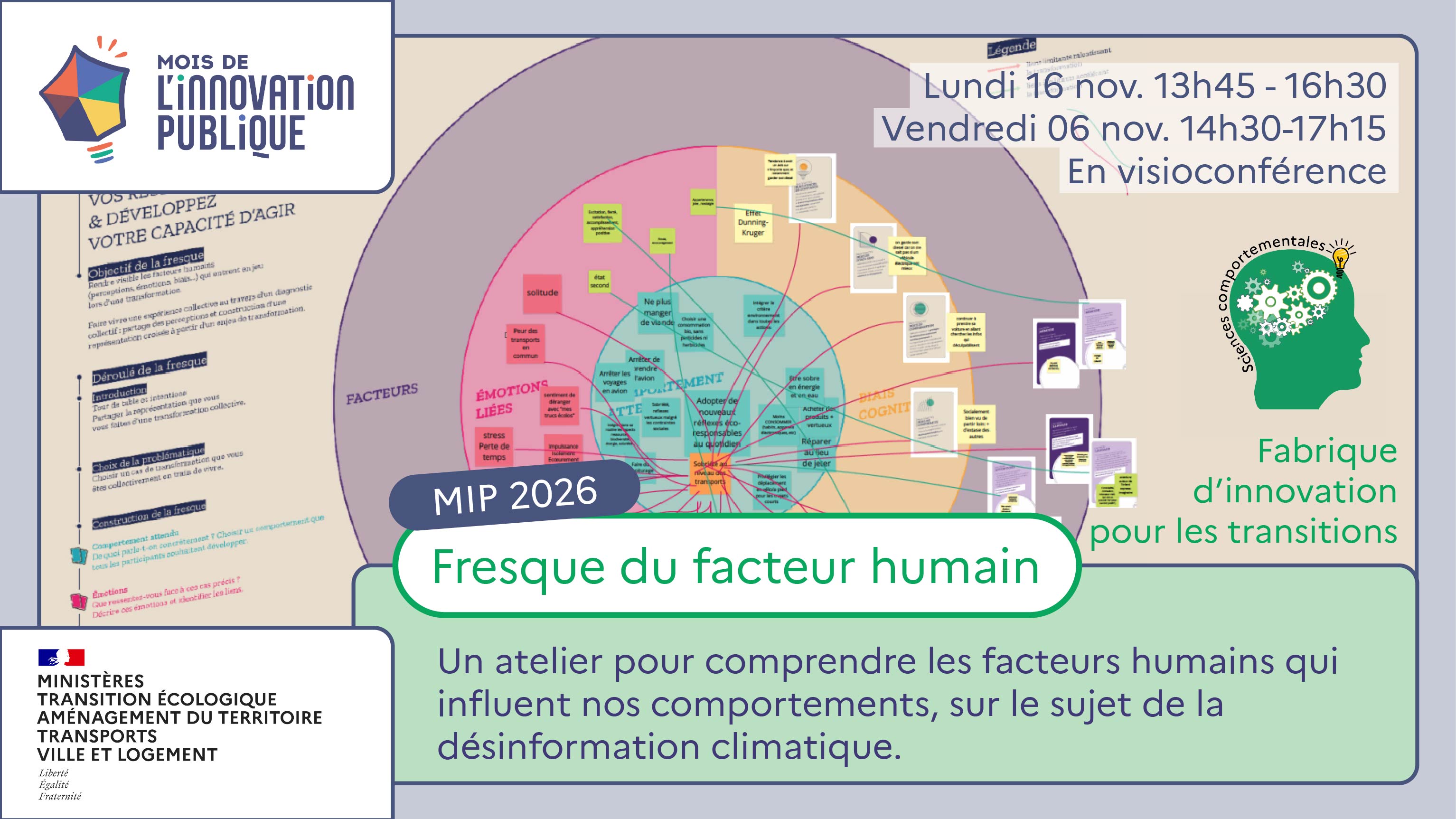 Visuel : Fresque du Facteur Humain